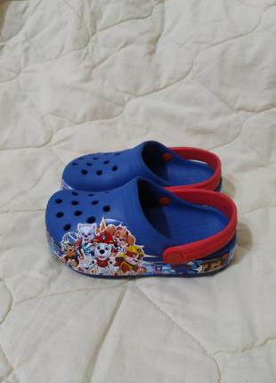 Клоги, крокси crocs щенячий патруль 
c 8, р 25-26