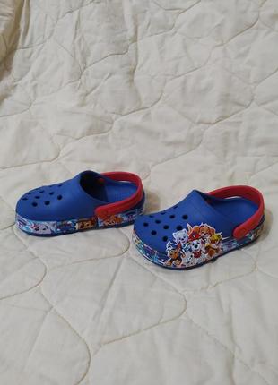 Клоги, крокси crocs щенячий патруль 
c 8, р 25-266 фото