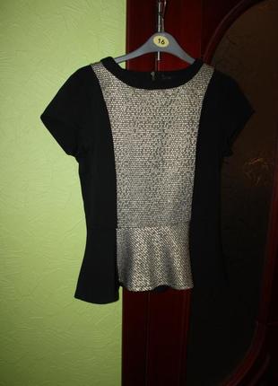 Стильна трикотажна блузка, розм. 36, s від reserved1 фото