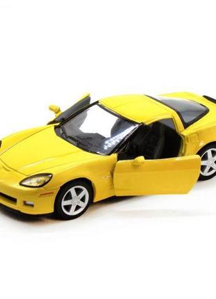 Машинка kinsmart "chevrolet corvette z06 2007" (жовта)
