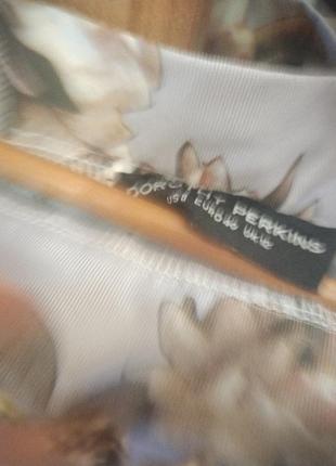 Юбка dorothy perkins, в цветочный принт, держит форму, качественная ткань6 фото