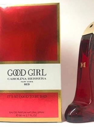 Good girl carolina herrera red (гуд герл каролина херера ред ) 80 мл
парфумована вода жіноча