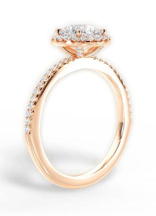 Женское золотое кольцо с бриллиантами 1,58 карат. для предложения/помолвки. новое3 фото