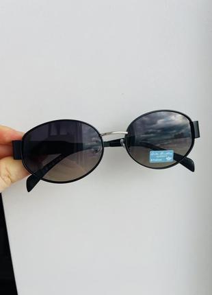 Фирменные солнцезащитные круглые очки rita bradley polarized7 фото