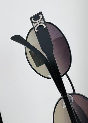 Фирменные солнцезащитные круглые очки rita bradley polarized3 фото