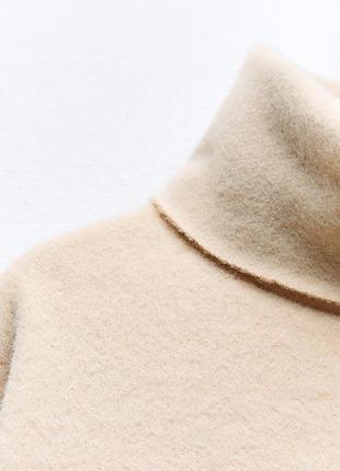 Платье свитер от zara платье миди9 фото