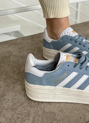 Adidas gazelle womens sky blue hotsell
