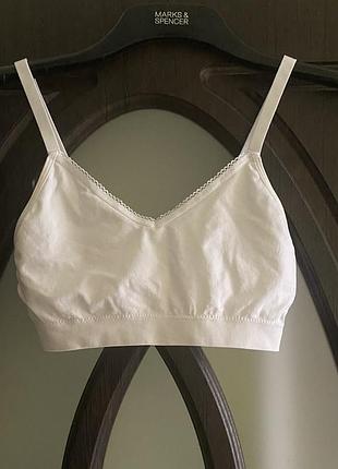 Шикарный, топ, в белом цвете, без косточек, от бренда: m&s 🫶