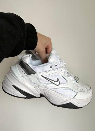 Кроссовки - nike m2k white/black1 фото