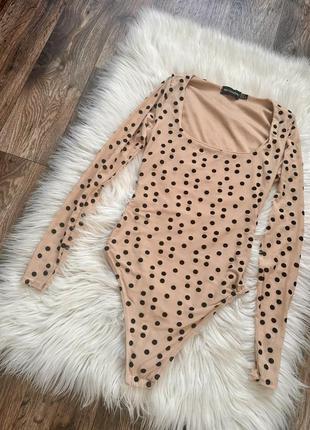 Боді з довгим рукавом