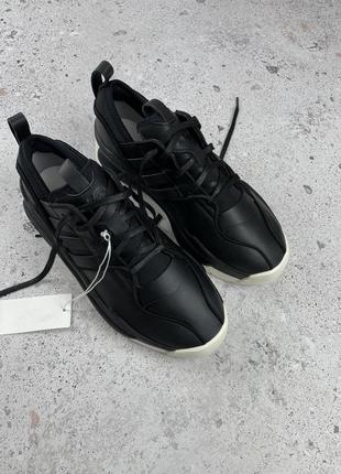 Adidas y-3 yohji yamamoto rivalry black/white кроссовки оригинал8 фото