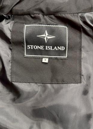 Мужская жилетка stone island чёрная демисезонная4 фото