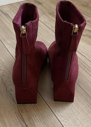 Ботильоны женские, замш.