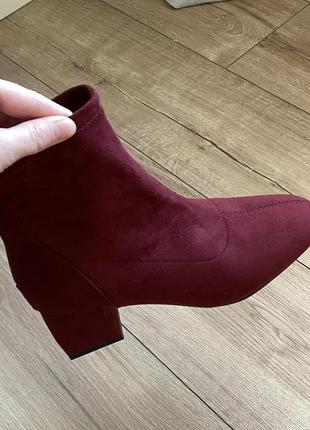 Ботильоны женские, замш.