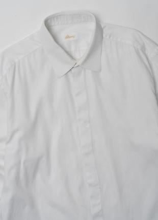 Brioni white shirt мужская рубашка3 фото