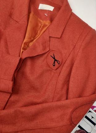 Пиджак женский оранжевого цвета от бренда gipsy 383 фото