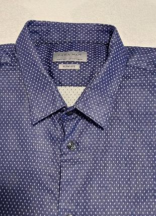 Новая качественная стильная брендовая рубашка zara man
