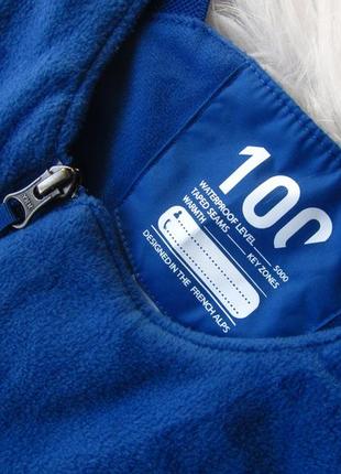 Теплые термо зимние горнолыжные влагостойкие штаны брюки полукомбинезон комбинезон decathlon 50010 фото
