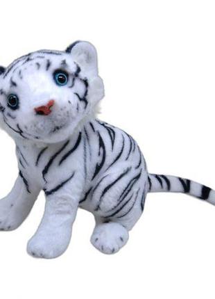 Мʼяка іграшка "тигреня", білий (30 см)