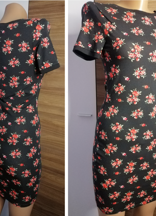 Платье женское в цветочный принт h&amp;m размер 36 s2 фото