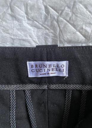 Brunello cucinelli укороченные брюки5 фото