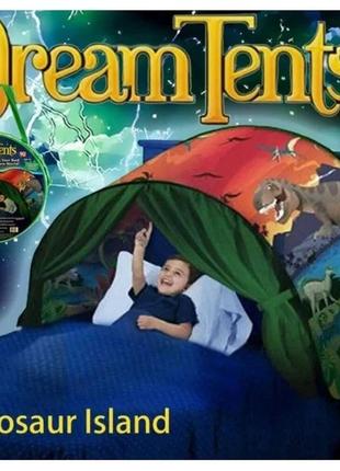 Дитячий намет тент для сну dream tents динозаври