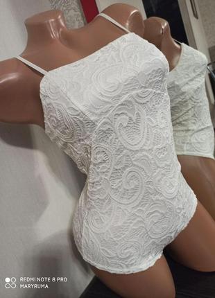 Uk 8  eur 36 роскошный кружевной боди топ комбидресс quiz