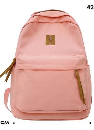Рюкзак lesko 81227 pink 20l с карманом для ноутбука подростковый5 фото