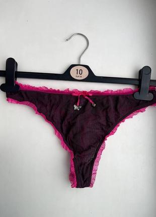 Трусики стринги accessorize р. l трусы