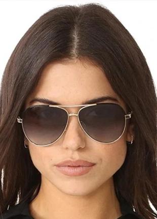 Kate spade amarissa gold black aviator1 фото