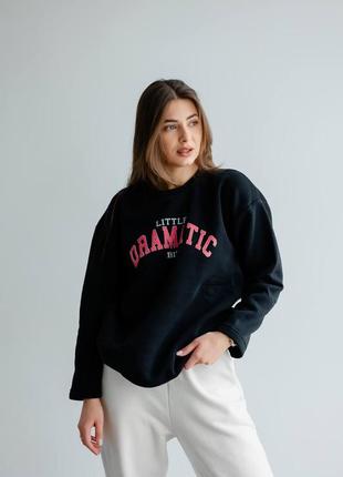 Теплый свитшот на флисе little dramatic