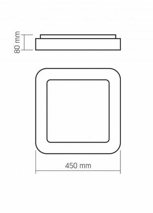 Cвітильник videx edge-sc-72w-white (vle-esc-72w)6 фото