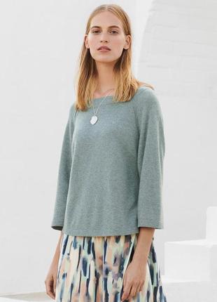 Кашеміровий светр, кофта з рукавами реглан poetry чистий кашемір2 фото