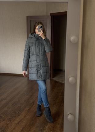 Пуховик зимовий, пальто зимове, курточка cropp outerwear розмір s3 фото