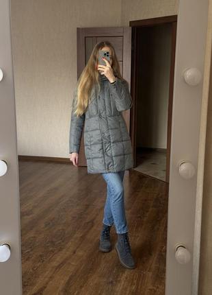 Пуховик зимовий, пальто зимове, курточка cropp outerwear розмір s4 фото