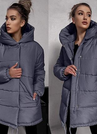 Распродажа! теплая зимняя куртка/пуховик зефирка 3 цвета + подарок*8 фото