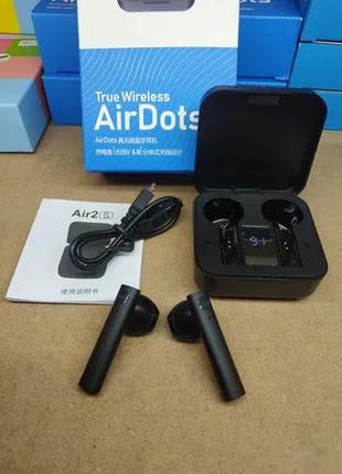 Наушники беспроводные блютуз tws mipods pro+lcd mi гарнитура с зарядным кейсом с шумоподавлением компактные