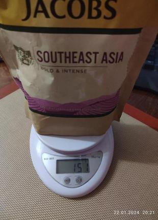 Кава розчинна jacobs southeast asia натуральна сублімована, 150г4 фото