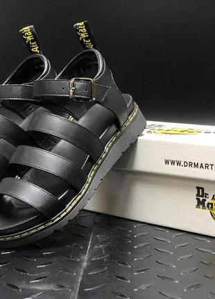 Dr martens sandals black женские летние сандалии, сандали, босоножки доктор мартинс черные9 фото