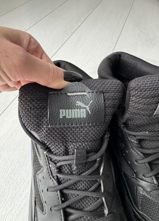 Продам кроссовки puma черные базовые сникерсы7 фото