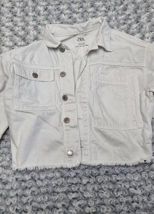 Коттоновый пиджак zara