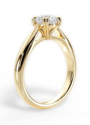 Женское золотое кольцо с бриллиантом 1,00 карат. для предложения/помолвки. новое2 фото