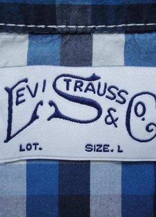 Сорочка levis levi strauss cotton у клітинку лівис лівайс (l)5 фото