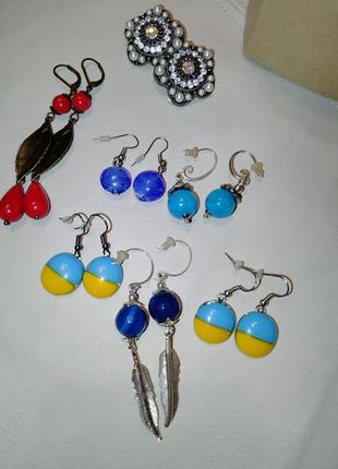 Набор женские серьги