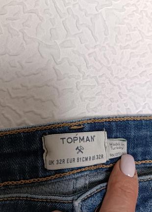 Джинсы мужские topman 32r/s/xs/42/443 фото