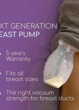 Mochi носимый ручной молокоотсос mochi без помощи рук с уникальным кормососом