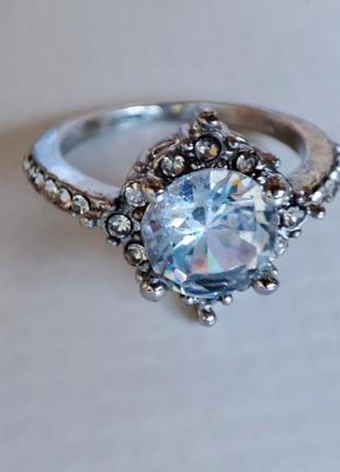 Каблучка для заручин фотосесії колечко срібне кольцо пропозиції з каменем5 фото