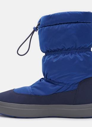 Черевики crocs jibbitz lodgepoint shiny сині крокс сапоги  дутіки стьогані5 фото