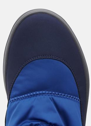 Черевики crocs jibbitz lodgepoint shiny сині крокс сапоги  дутіки стьогані3 фото