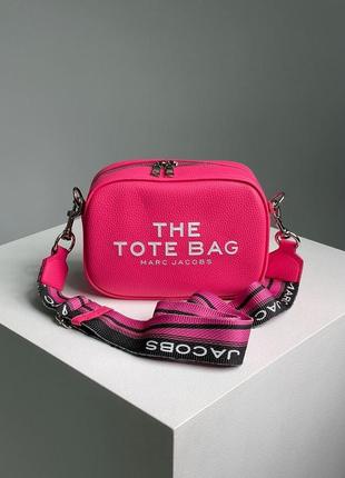 Женская сумка marc jacobs crossbody leather bag pink